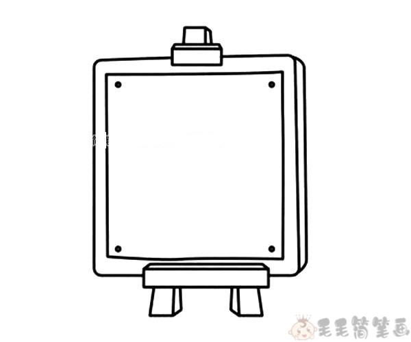 画画板简笔画图片: 在数字化得今天,纸木的画板依旧是大部分绘画学习