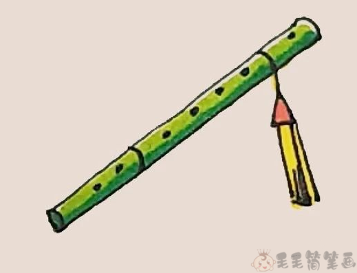 笛子儿童简笔画