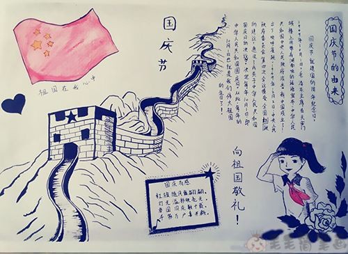 国庆节手抄报模板大全