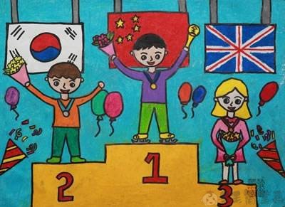2022冬奥会儿童画,北京冬奥会儿童画画
