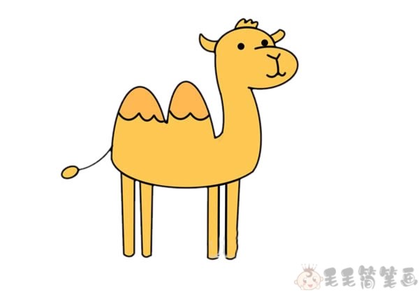 更多骆驼简笔画,骆驼儿童画画法,可前往【动物简笔画栏目专区】查看
