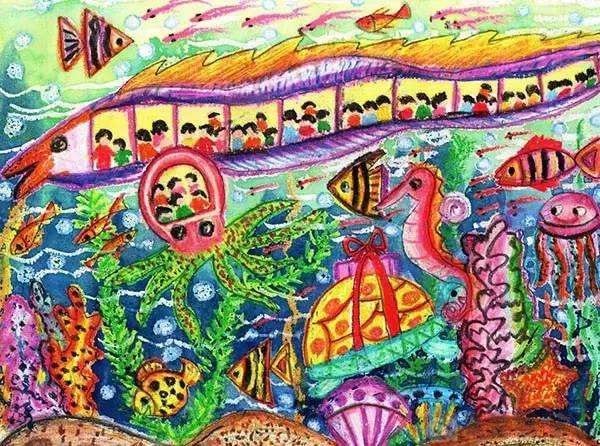 海底世界图画海底世界绘画