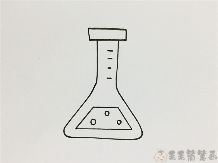 烧杯怎么画,试验用烧杯简笔画