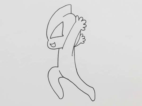 最终捷德奥特曼简笔画彩色画法步骤图片