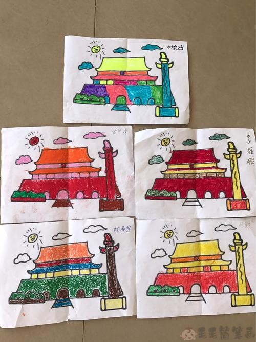 北京天安图画儿童画