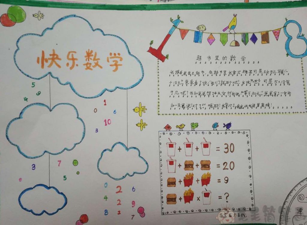 小学生数学手抄报