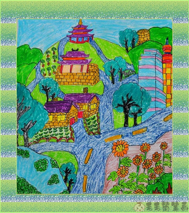 儿童8—12岁美术画简单