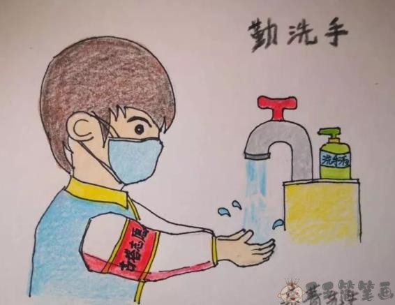 新冠疫情防控绘画作品
