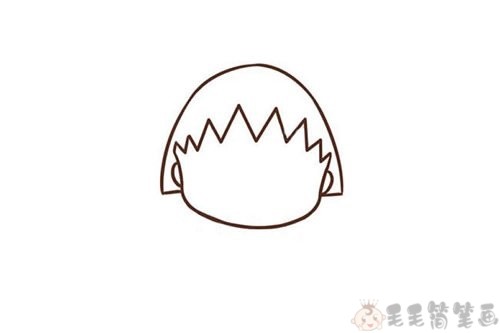 樱桃小丸子简笔画图片2