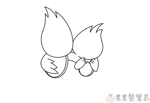 啄木鸟简笔画步骤