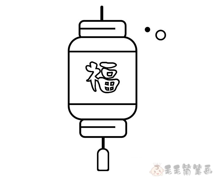 春节红灯笼儿童简笔画教程