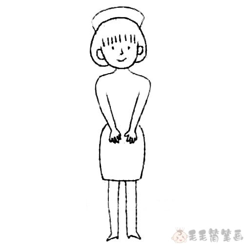 护士简笔画图片教程