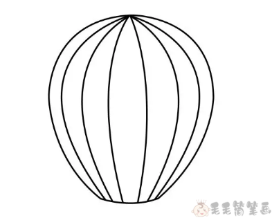 热气球简笔画图片2