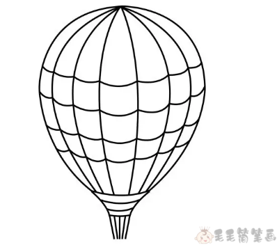 热气球简笔画图片4