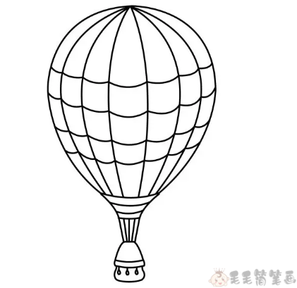 热气球怎么画,囧妈里的热气球简笔画图片