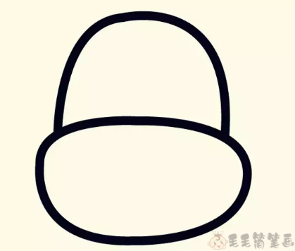 简单6步学画水牛简笔画1