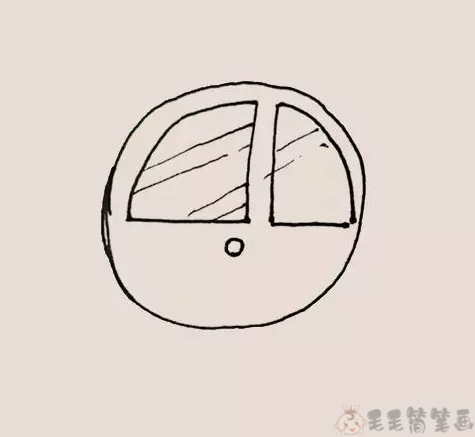 直升飞机儿童简笔画1