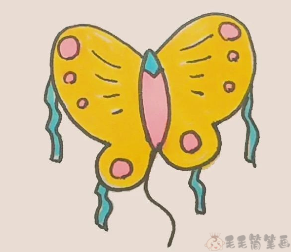 风筝怎么画,风筝简笔画图片