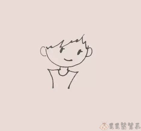 漂亮的公主幼儿画图片步骤