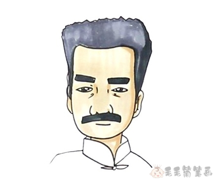 鲁迅先生简笔画