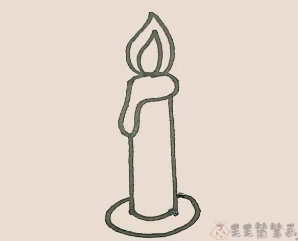 蜡烛怎么画好看