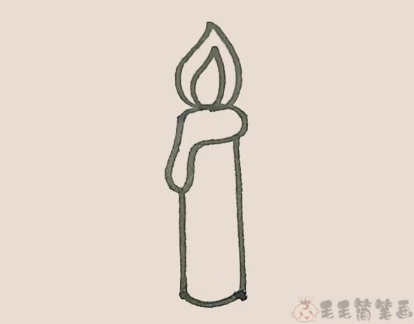 蜡烛简笔画