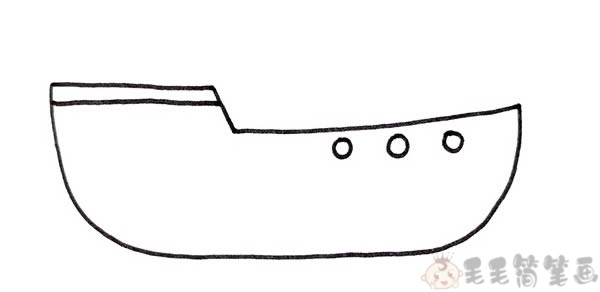 渔船简笔画1