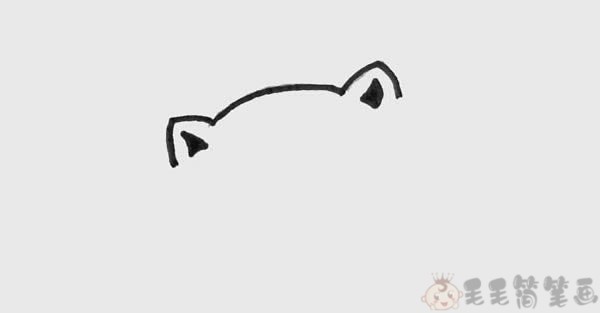 小猫咪儿童简笔画1