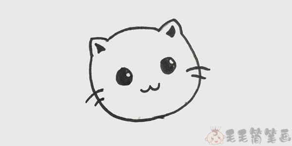 小猫咪儿童简笔画2