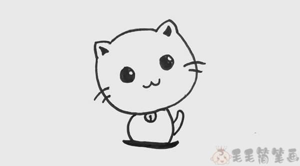 小猫咪儿童简笔画3