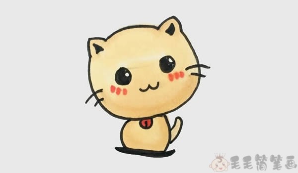 小猫咪儿童简笔画
