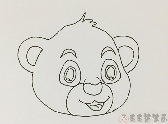 小豹子儿童画教程图2