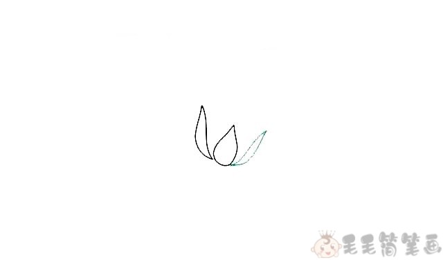 玫瑰花儿童画教程3