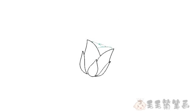 玫瑰花儿童画教程5