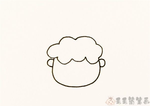 青蛙王子儿童简笔画7