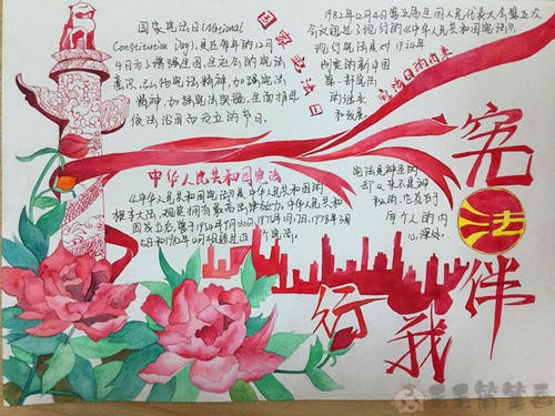 宪法手抄报图片大全