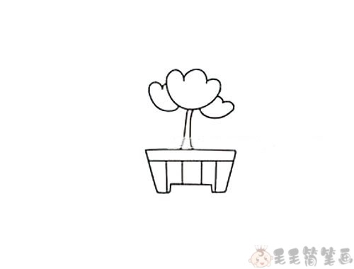 郁金香简笔画画法2