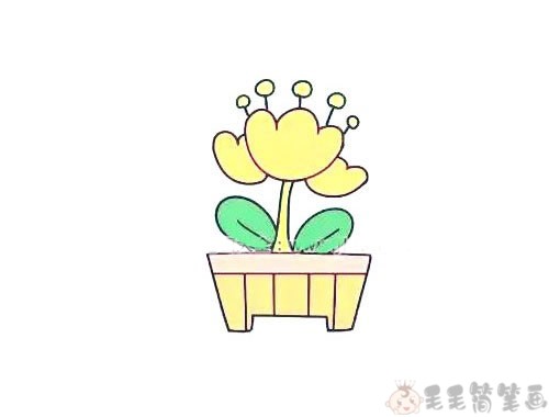 郁金香简笔画画法