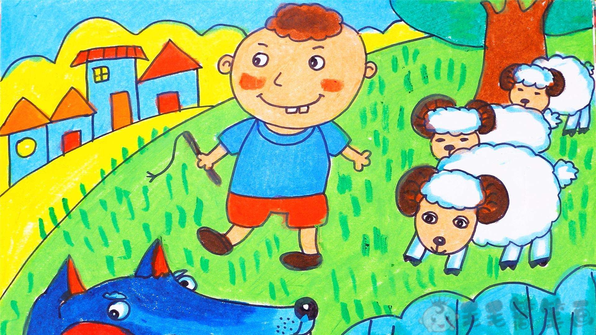 新绘本～故事主题《小马过河》|插画|儿童插画|画画的勺子 - 原创作品 - 站酷 (ZCOOL)