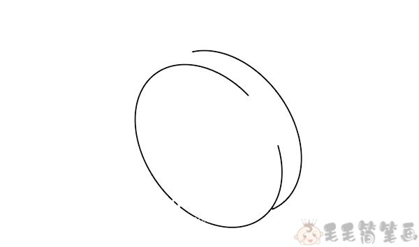 李子水果简笔画画法1