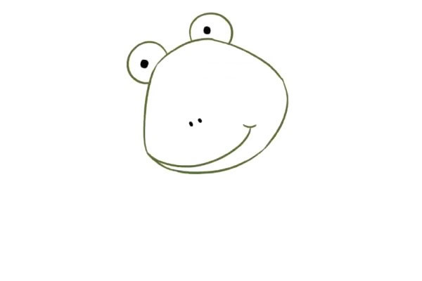 卡通青蛙简笔画教学 中级简笔画教程-第4张