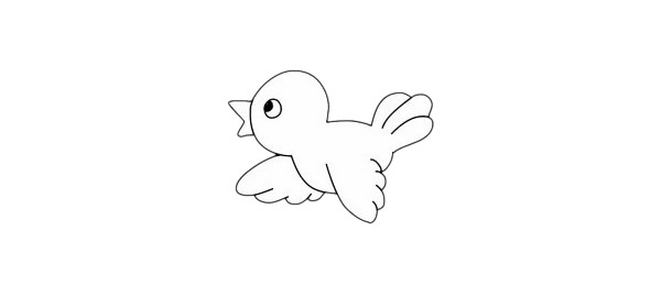 黄鹂鸟的画法简笔画图片