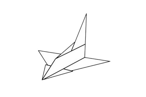 简易纸飞机画法图片图片