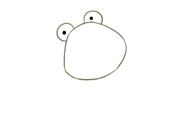 卡通青蛙简笔画教学 中级简笔画教程-第3张