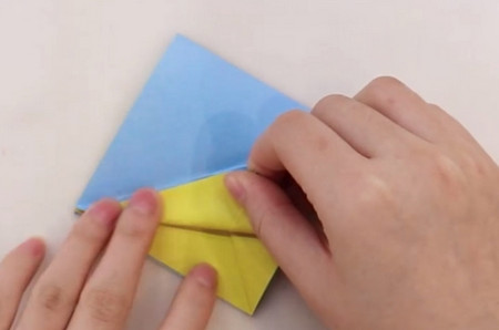 皮卡丘书签的折法图解 手工折纸-第5张