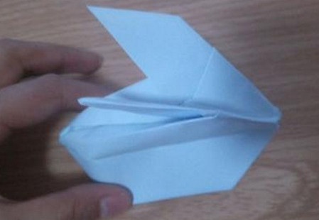 兔子气球折纸步骤图片 手工折纸-第10张