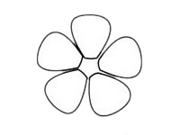 月季花简笔画画法 中级简笔画教程-第3张