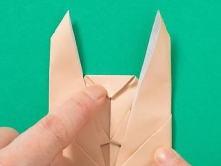 手工折纸玩偶兔狐狸图解 手工折纸-第9张