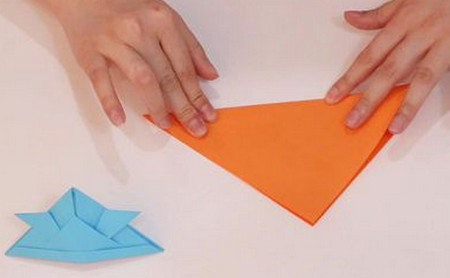 手工折纸帽子步骤图解 手工折纸-第2张