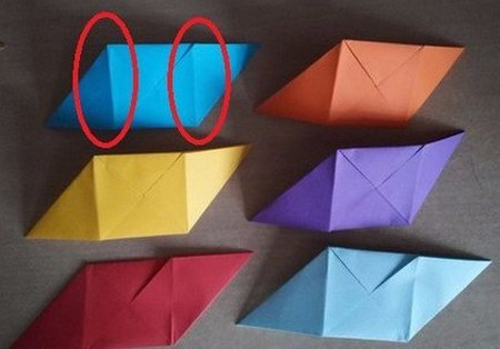 彩色立方体折纸教程 手工折纸-第10张